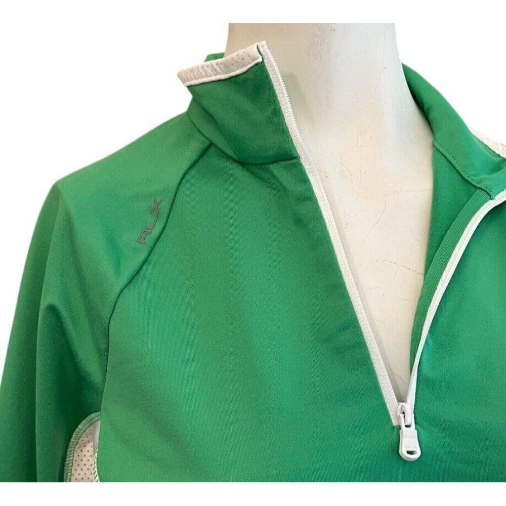 RLX Ralph Lauren Ladies Small Performance Golf New 1/4 Zip Pullover Jacket - Picture 4 of 7